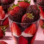 Viral Dubai Chocolate Strawberry Cups First Image