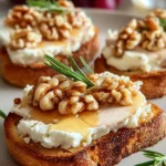 Irresistible Maple Turkey Goat Cheese Crostini Recipe First Image
