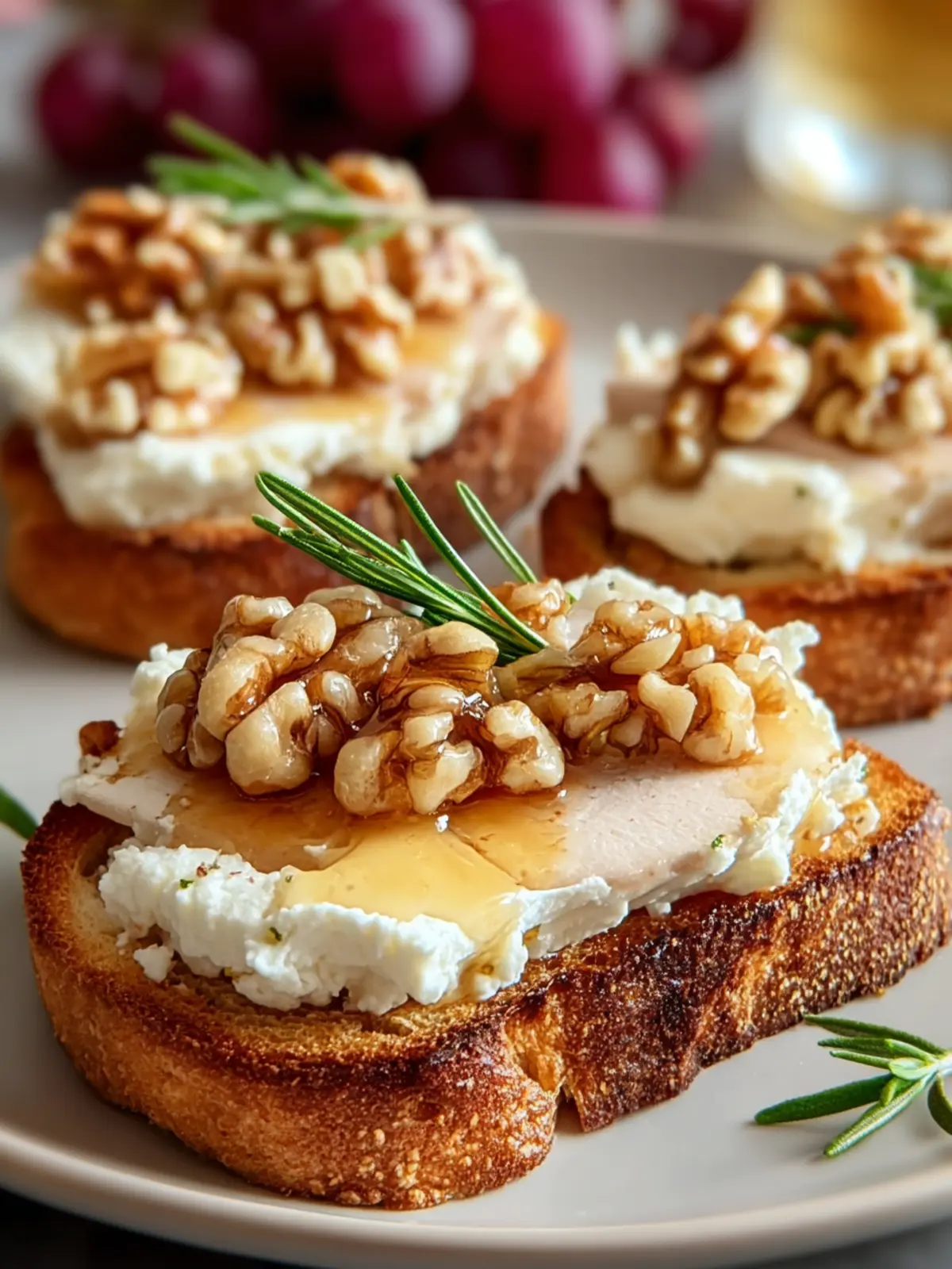 Irresistible Maple Turkey Goat Cheese Crostini Recipe First Image