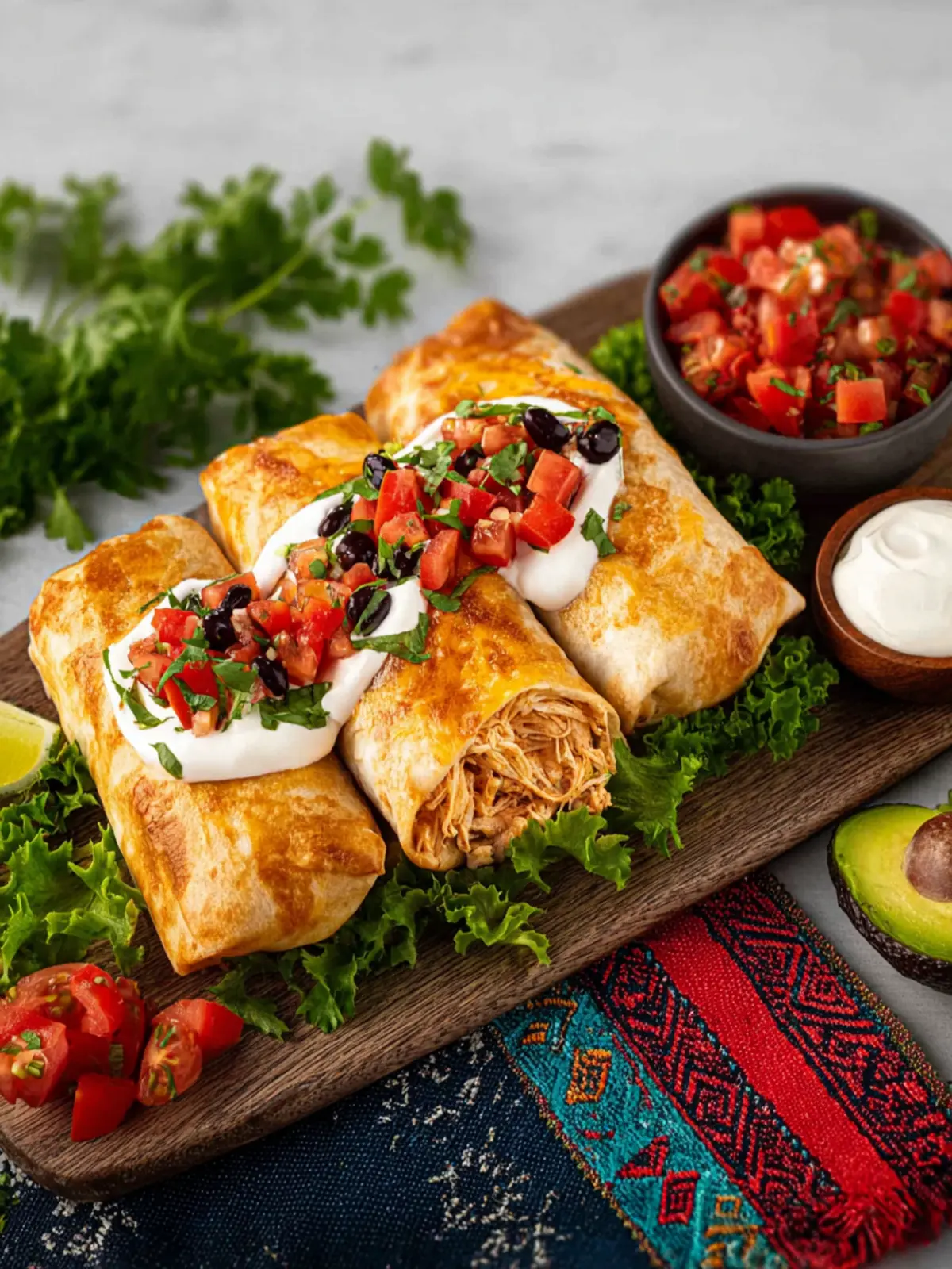 Chicken Chimichangas First Image