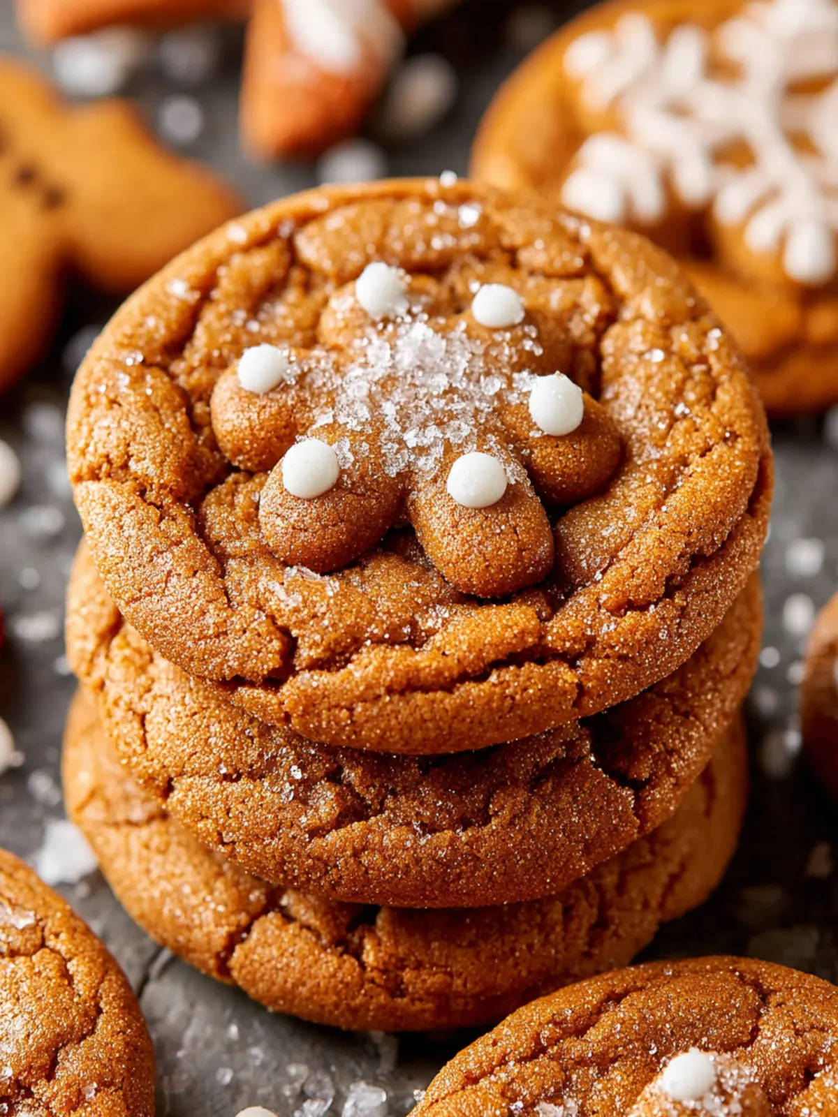 Soft Molasses Cookies First Image