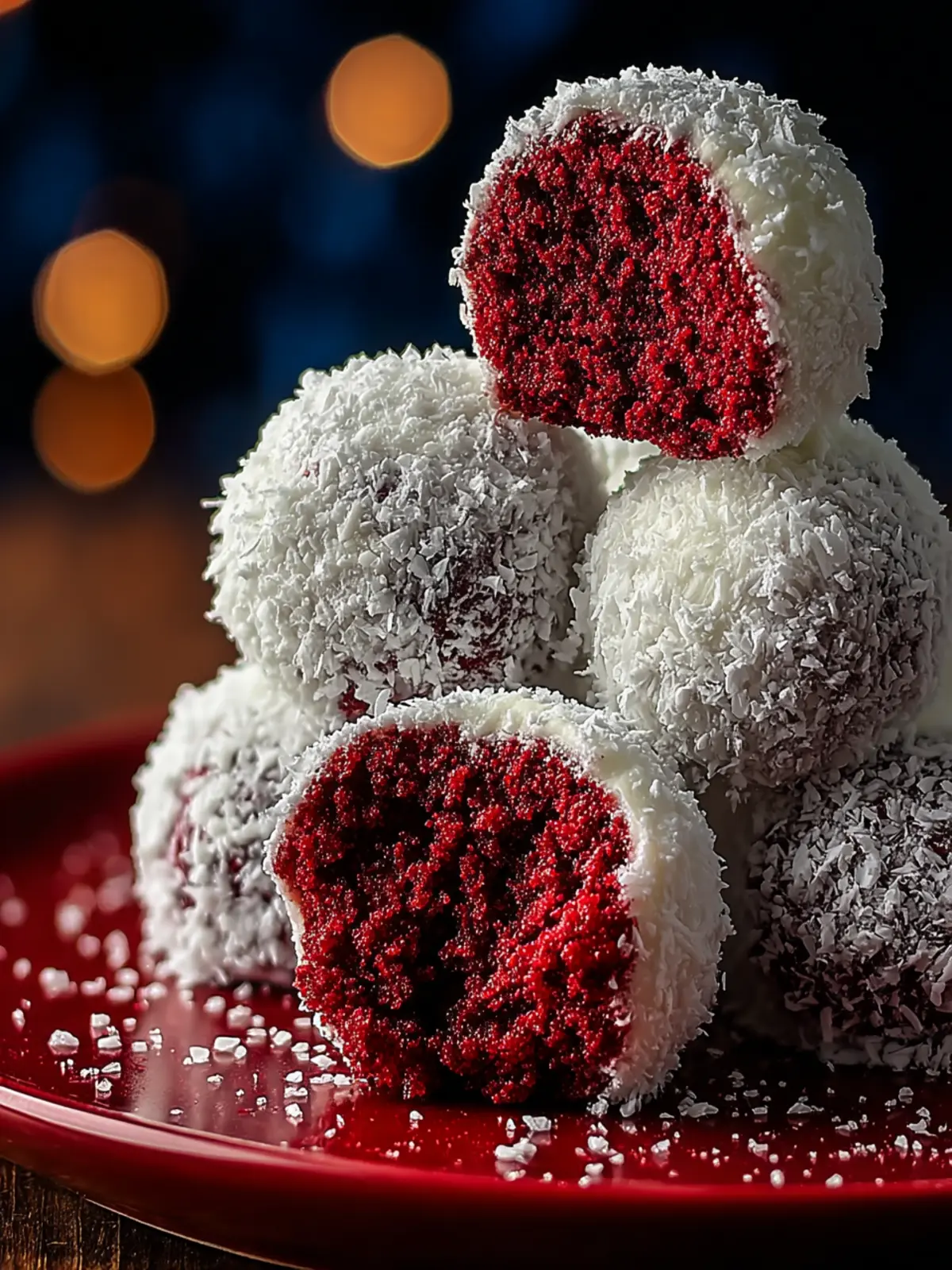 Irresistible Red Velvet Snowball Cookies Recipe First Image