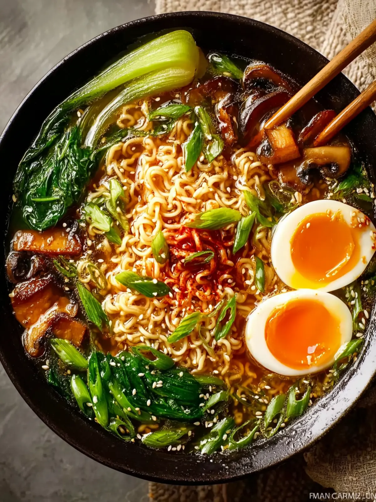 Quick and Easy Vegetarian Ramen First Image