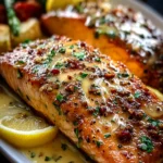 Irresistible Baked Dijon Salmon Recipe for Dinner Joy First Image