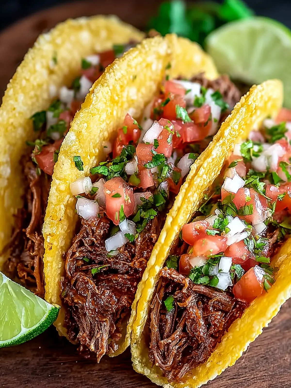 Mexican Shredded Beef Tacos First Image