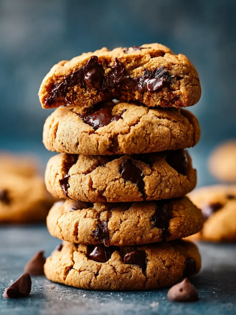 Peanut Butter Chocolate Chip Cookies Recipe First Image