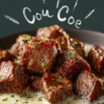 Garlic Butter Steak Bites with a Rich Parmesan Cream Sauce Recipe First Image