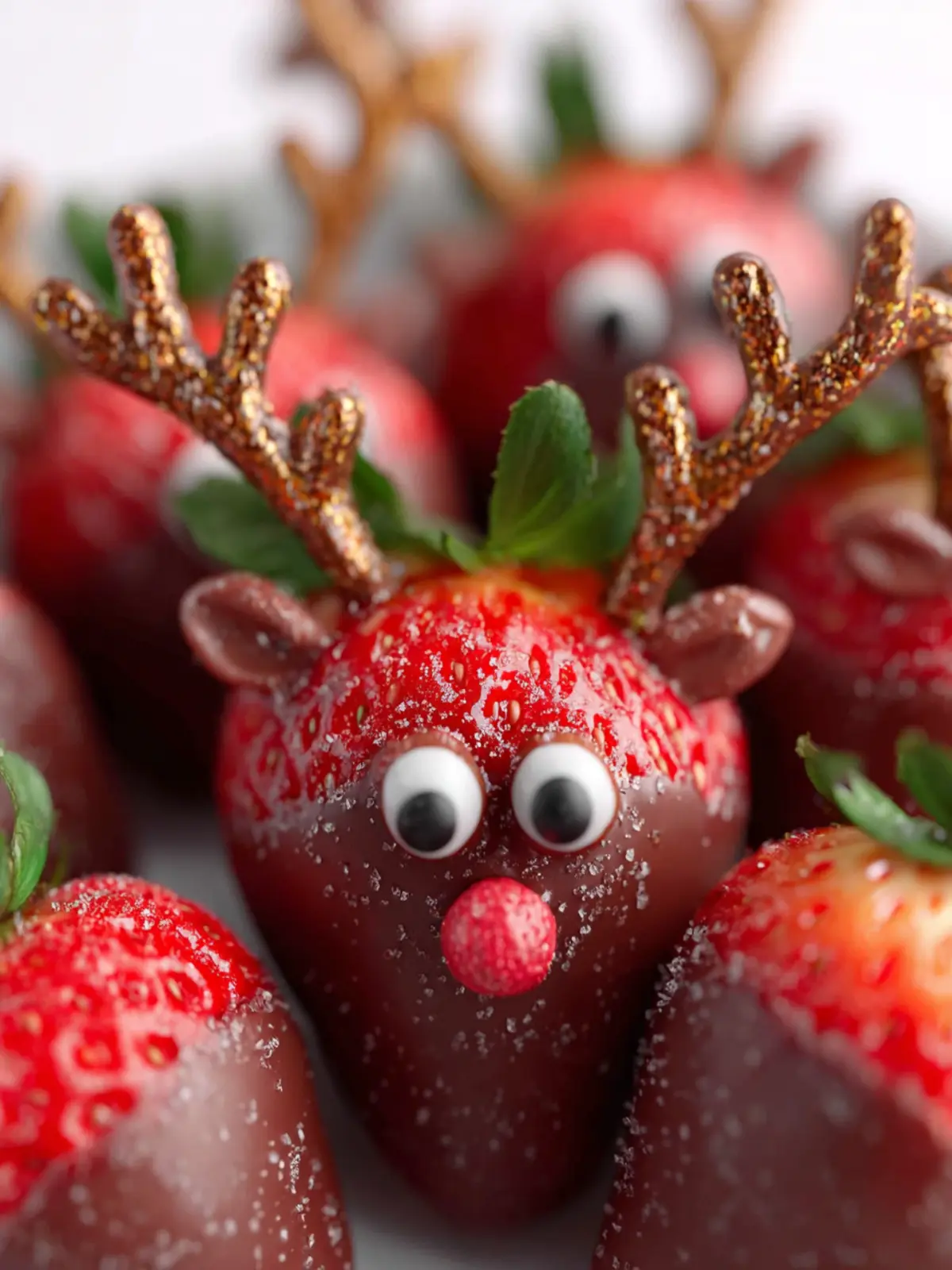 Easy Festive Reindeer Strawberries First Image