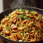 Sticky Garlic Chicken Noodles: Easy, Flavorful Dinner Recipe First Image