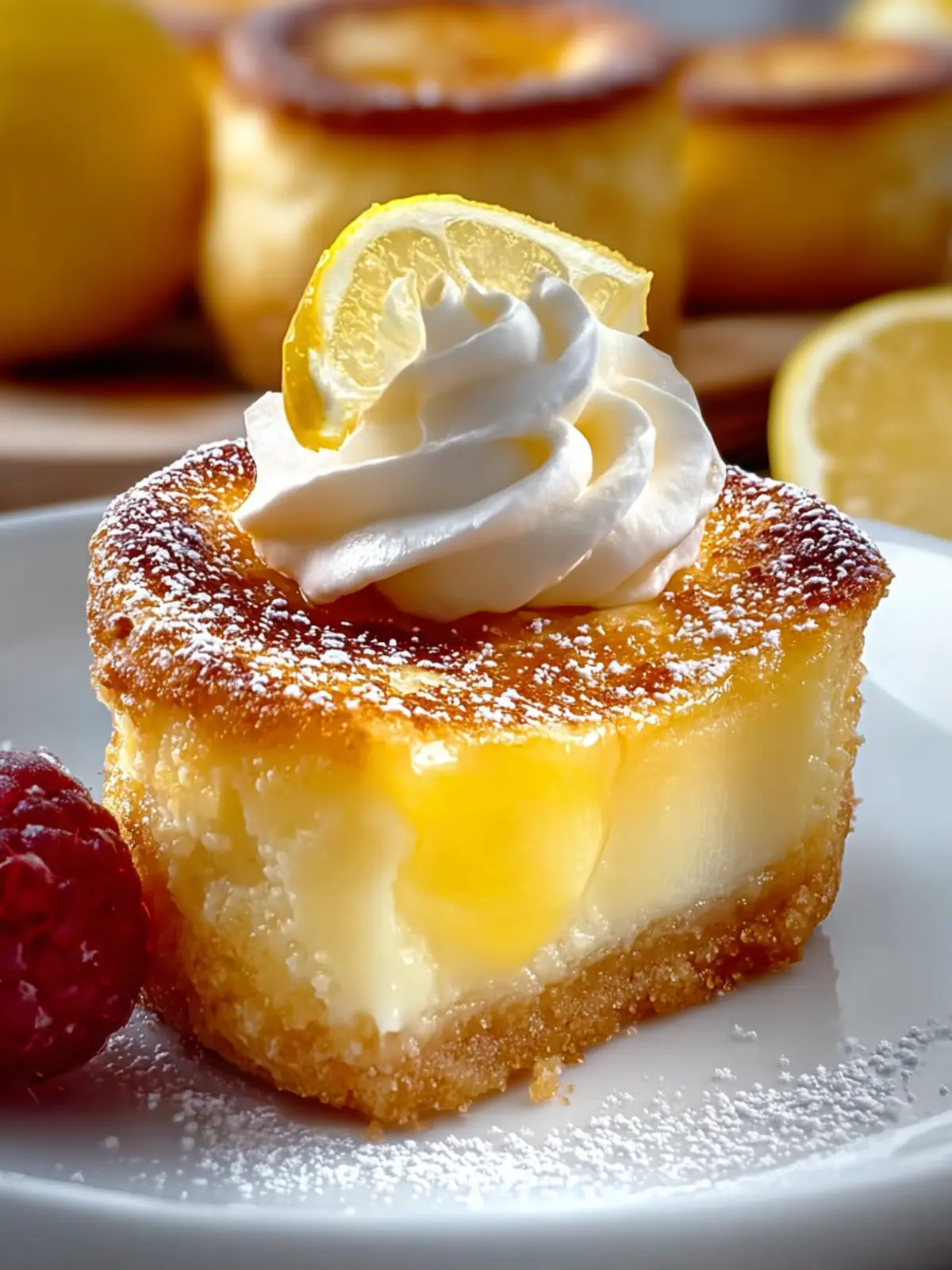 Baby Lemon Impossible Pies: Your New Favorite Easy Dessert First Image