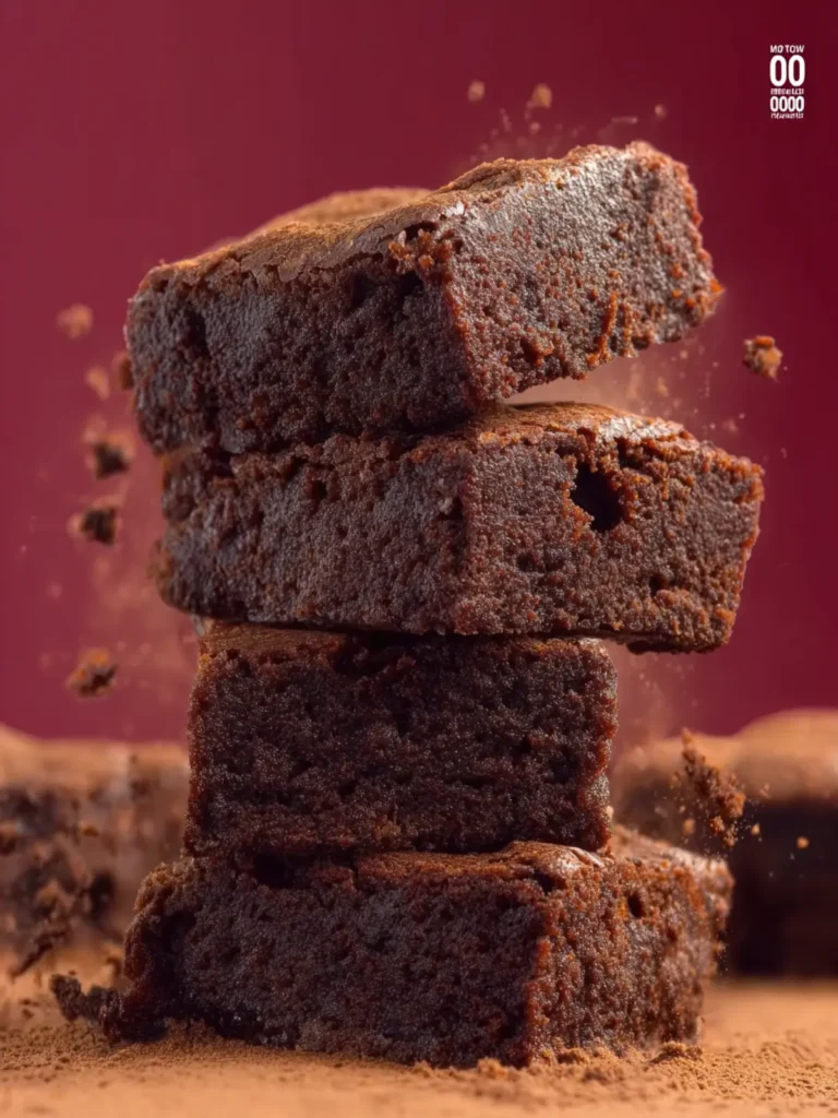 Best fudgy cocoa brownies that melt in your mouth! First Image