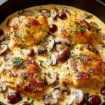 Creamy Mushroom Chicken – Cozy One-Pan Fall Dinner Delight First Image