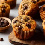 Banana Chocolate Chip Muffins First Image