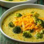 Cheesy Broccoli Cauliflower Soup (Instant Pot or Stovetop) First Image