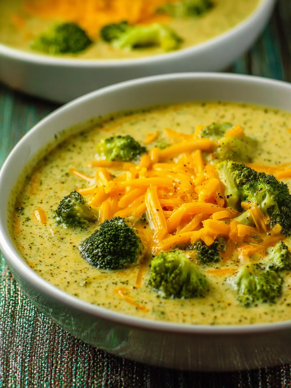 Cheesy Broccoli Cauliflower Soup (Instant Pot or Stovetop) First Image