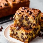 Chocolate Chip Banana Bars Recipe First Image