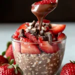 Chocolate Covered Strawberry Overnight Oats First Image