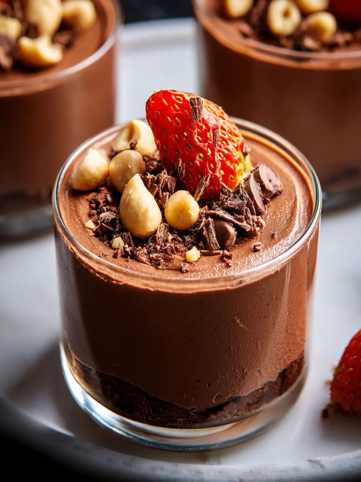 Chocolate Hazelnut Mousse Cups First Image