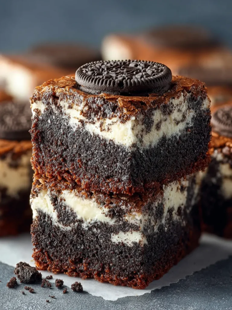 Cookies and Cream Brownies First Image