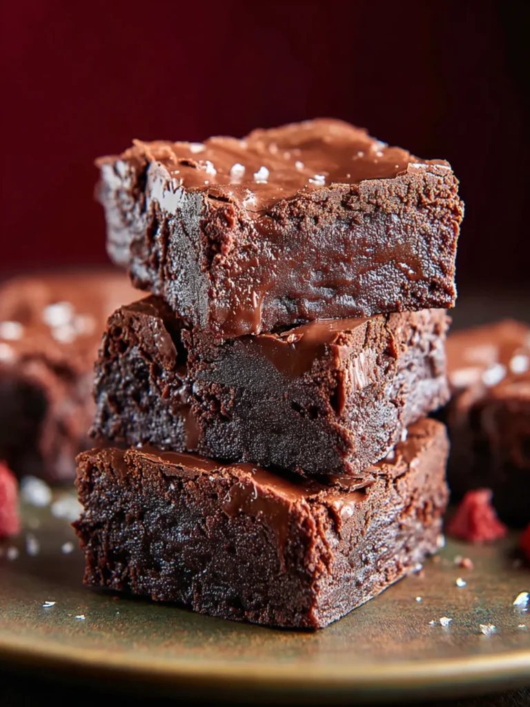 Decadent Triple Fudge Brownies First Image