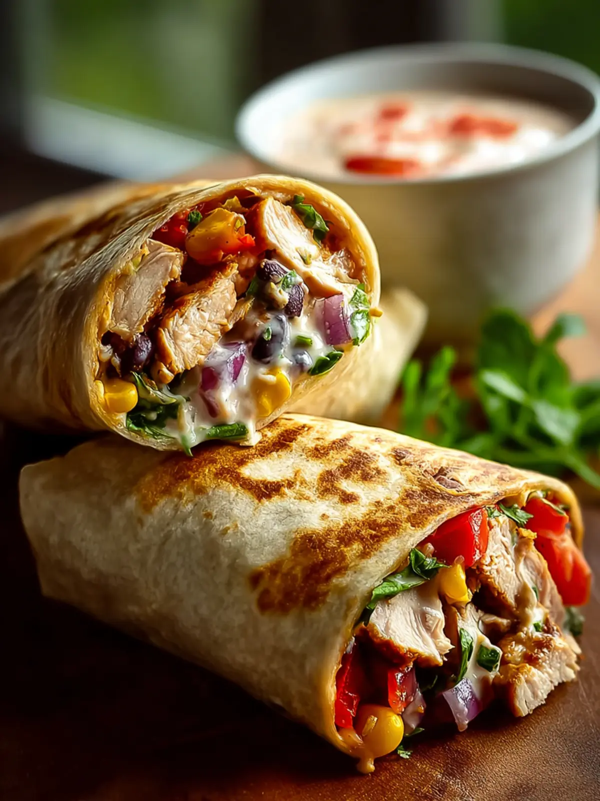 Delicious Southwest Chicken Wrap Recipe for a Tasty Meal First Image