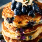 Keto Blueberry Pancakes First Image