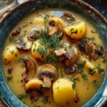 Russian Potato and Mushroom Soup First Image