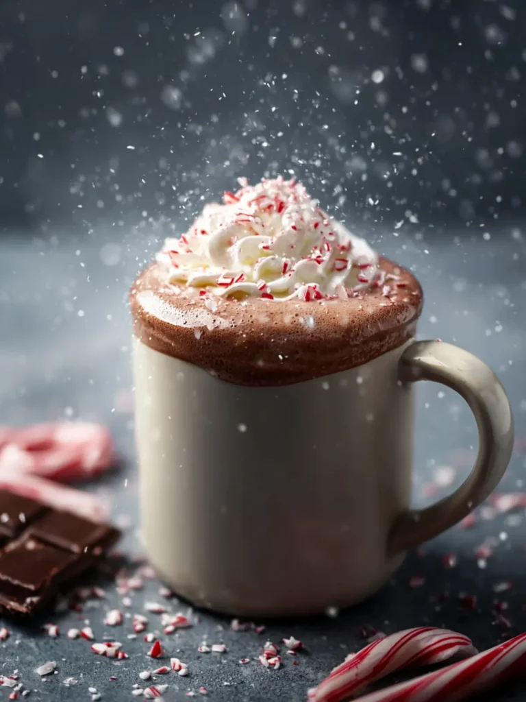 Peppermint Hot Chocolate Recipe First Image