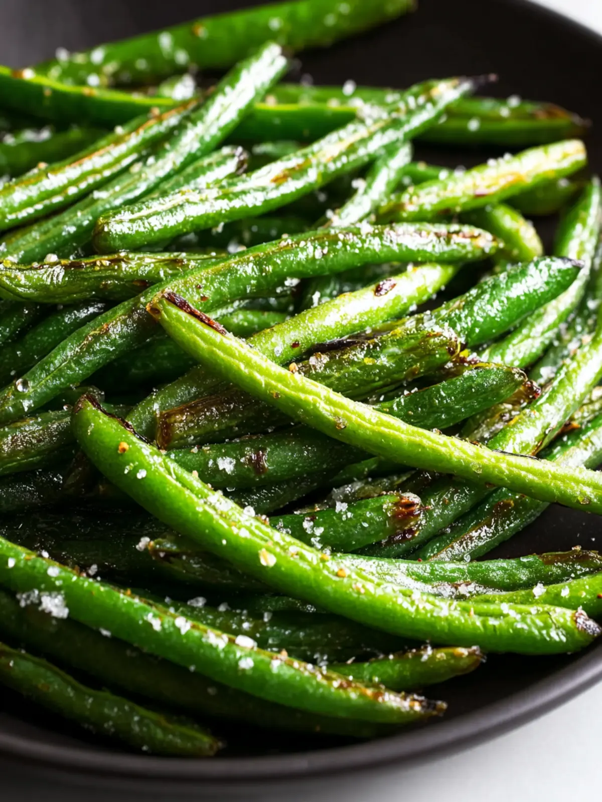 Air Fryer Roasted Green Beans Recipe First Image