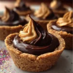 Chocolate Peanut Butter Cookie Cups First Image