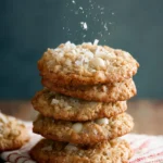 Cinnamon, White Chocolate, and Coconut Oatmeal Cookies First Image