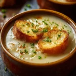 Delicious Country French Garlic Soup First Image