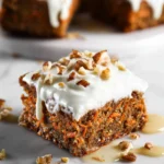 Healthy Carrot Cake Bars First Image