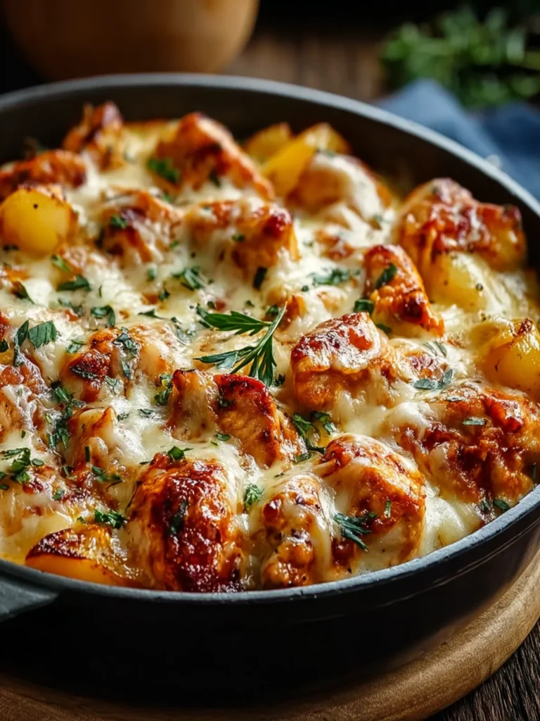 Power-Packed High Protein Cheesy Chicken & Potatoes Delight First Image