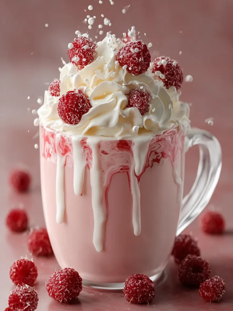 Raspberry White Hot Chocolate First Image