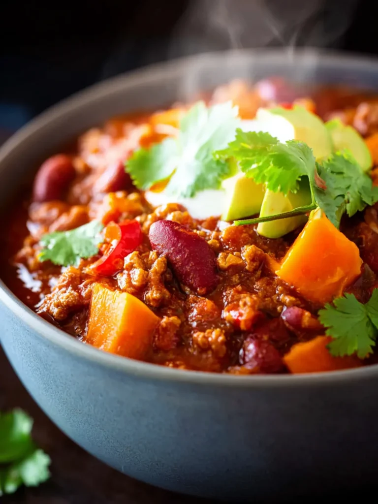Slow Cooker Sweet Potato Chili First Image