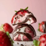 Strawberry Chocolate Yogurt Bites First Image