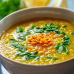 Delicious Lemon Lentil Soup: Easy, Healthy & Flavorful! First Image