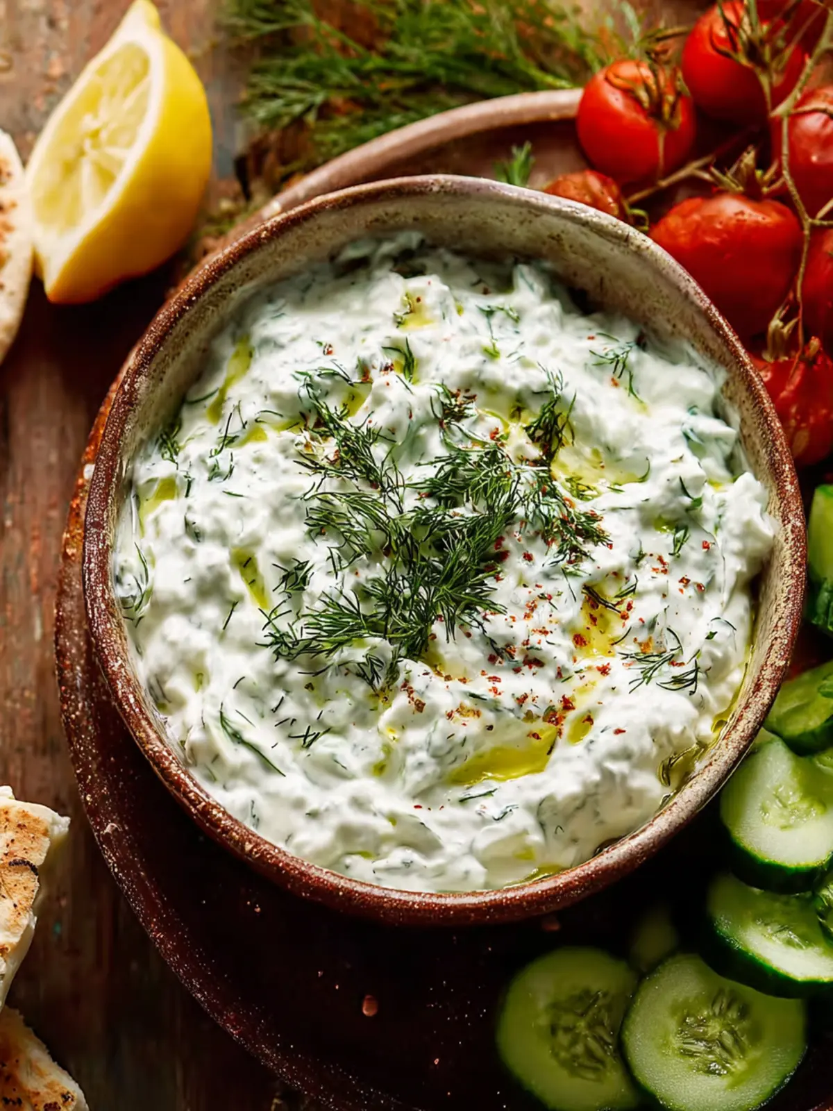Easy Vegan Tzatziki First Image