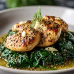 Garlic Chicken Spinach Recipe First Image