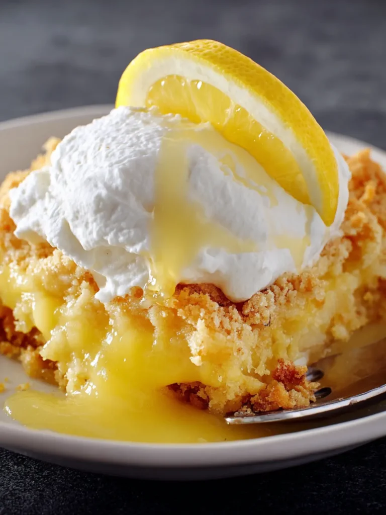 Lemon Dump Cake First Image