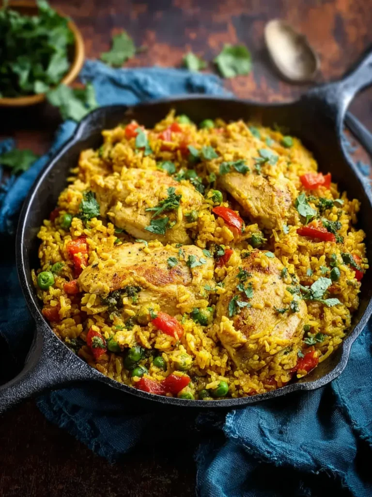 One Pot Low FODMAP Chicken and Rice (Khichdi Inspired) First Image