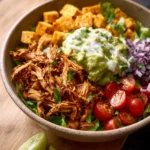 Pulled Chicken & Guacamole Bowl – Healthy Protein Meal First Image