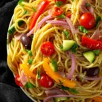Spaghetti Salad with Italian Dressing First Image