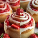 Strawberry Cheesecake Cinnabon Rolls First Image