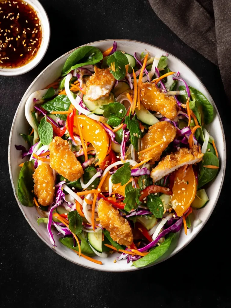 asian crispy chicken salad First Image
