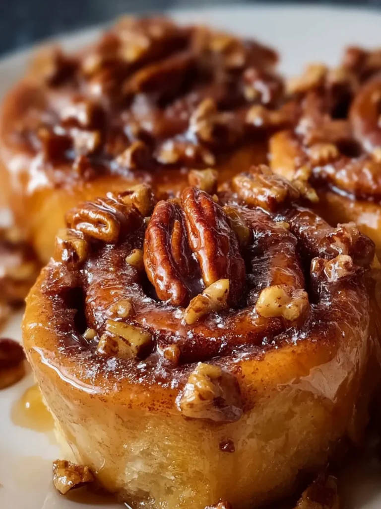 pecan pie cinnamon rolls First Image