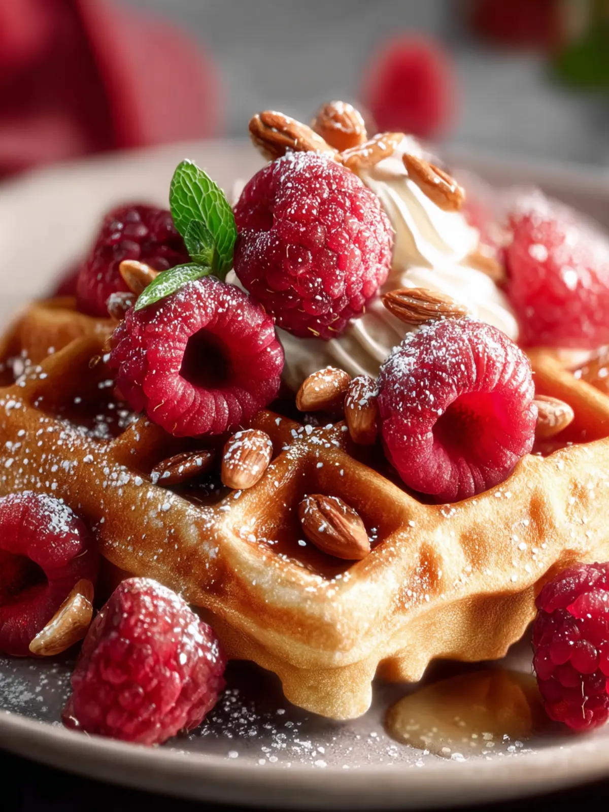 Almond Flour Waffles First Image