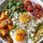 Breakfast bowl with eggs First Image