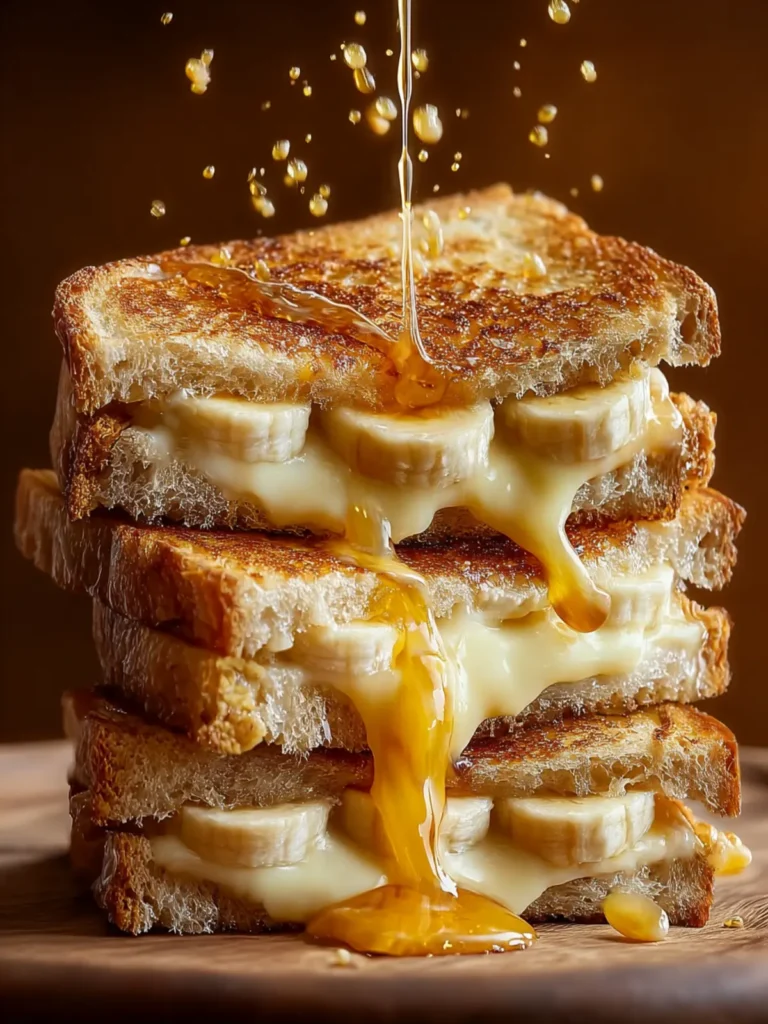 Honey Banana Grilled Cheese Sandwich First Image